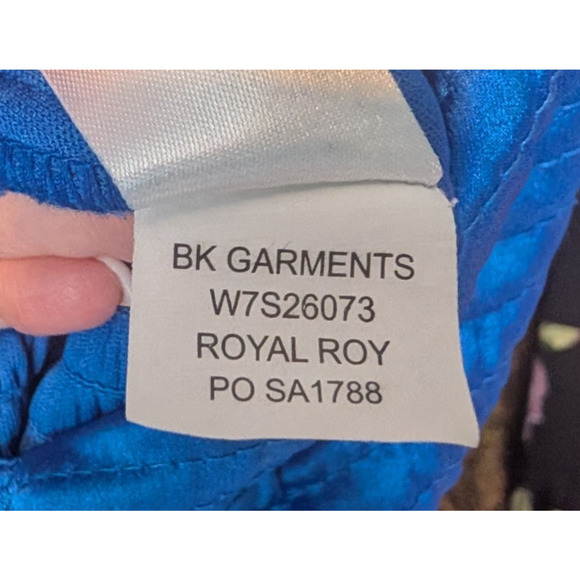 Blue‎ Satin Renaissance Victorian Prairie Ruched Peplum Ruffle Smocked Camisole - Picture 6 of 7